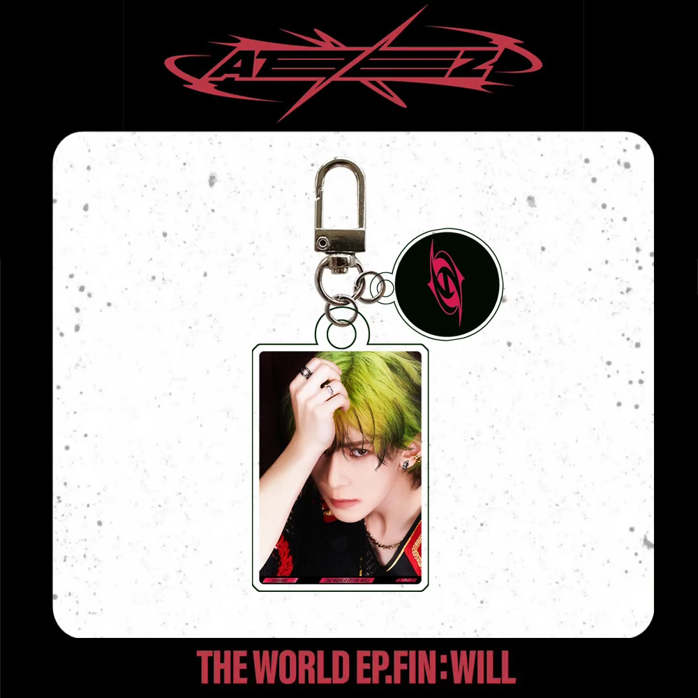 ATEEZ "THE WORLD EP.FIN: ALL" Acrylic Double-siDeD Keychain Pendant Jewelry