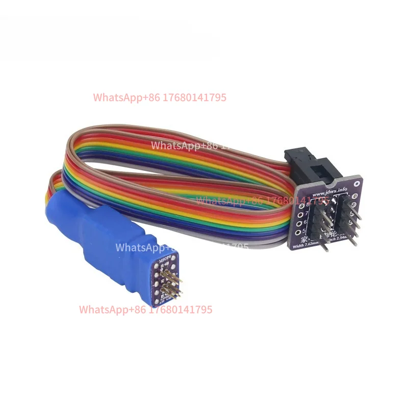MSOP8 Chip Test Socket Pogo Pin Probe Adapter Standard Version IC Programming Reading Micro Spring Pin Test Board