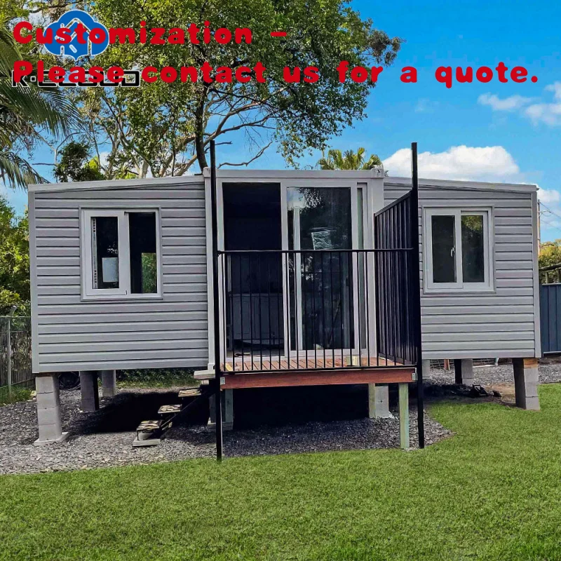 

custom.Australia Granny Flat Soundproof 20Ft 40Ft Prefab Expandable Container House Waterproof Portable Prefabricated 2 Be