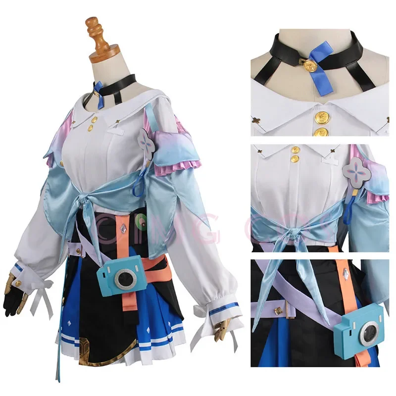 

March 7th Cosplay Costume Honkai Star Rail Carnival Wig Uniform Anime Halloween Costumes men Game
