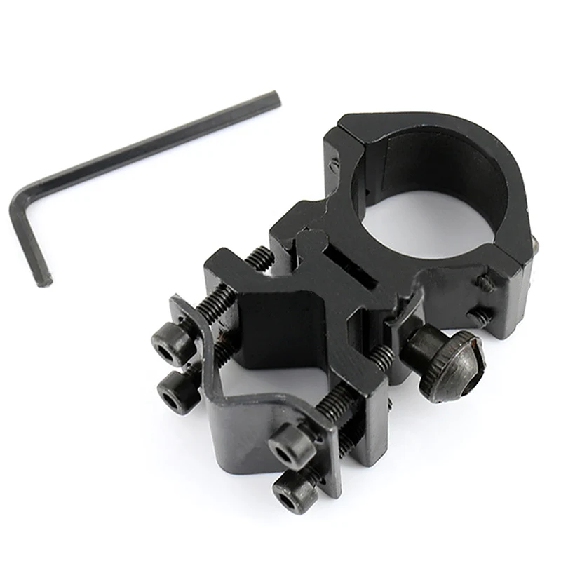 Universal Metal Rail Clip Rail Mount Tactical For Bike Hunting FlashLight Clip