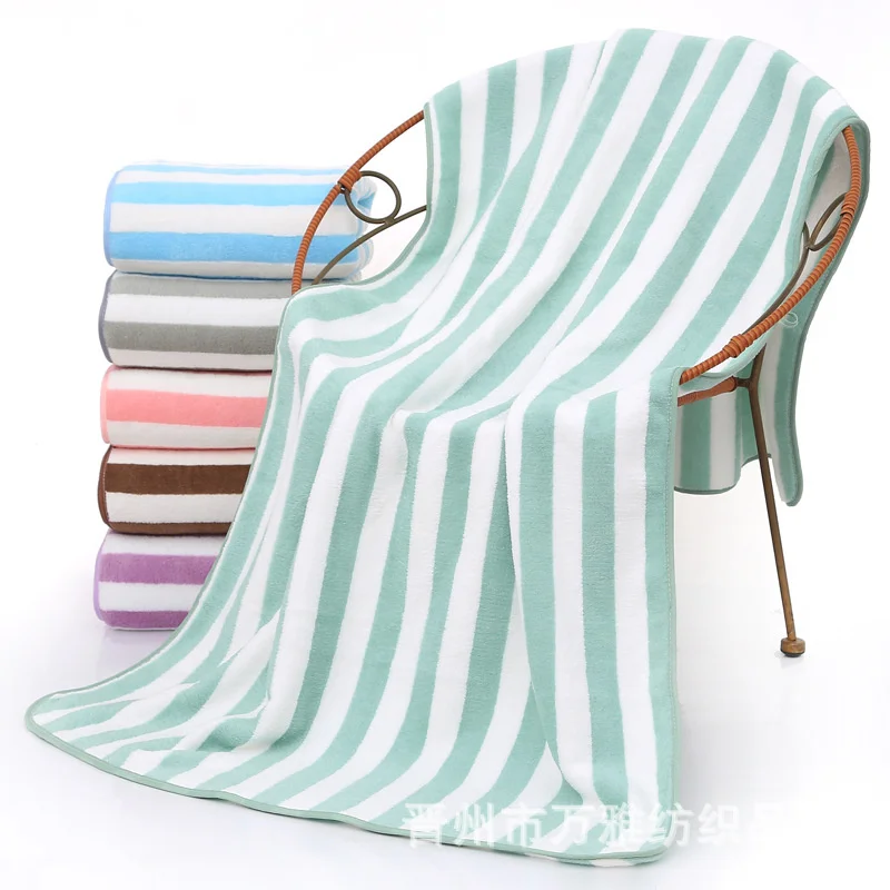 Coral velvet bath towel superfine fiber bath towel is soft, absorbent and does not shed hair. Quick drying beach towel for boys