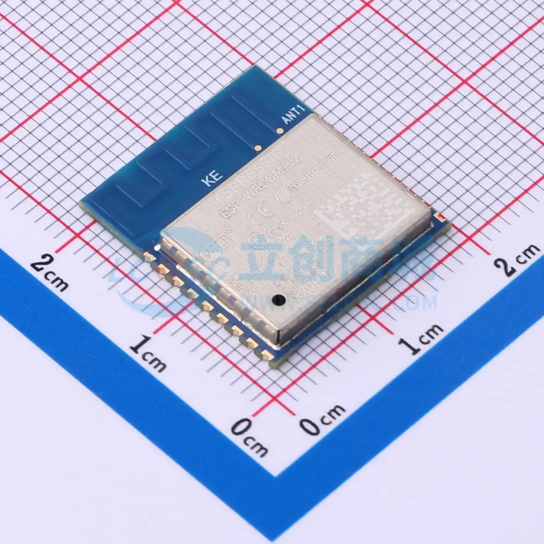 4 шт. ESP-WROOM-02-N4 SMD-18P ESP8266EXchip Bluetooth4.2 I2S I2C UART WiFi беспроводной модуль для системы умного дома
