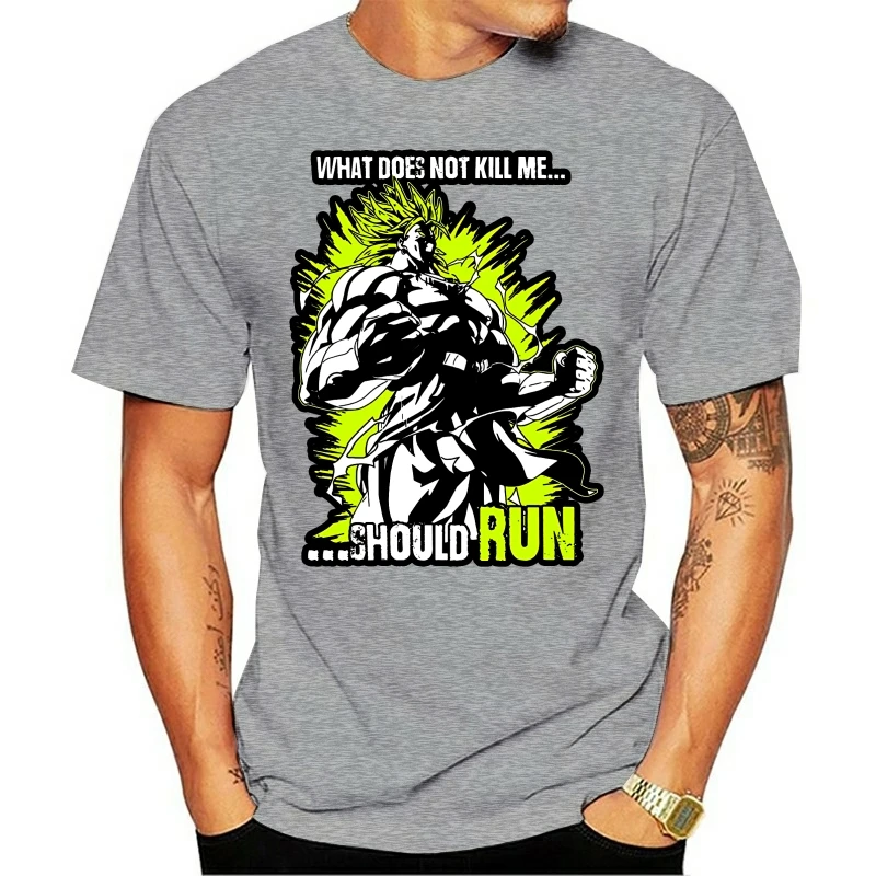 Il leggendario Broly cosa non mi uccide dovrebbe correre t-shirt da uomo in cotone t-shirt