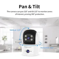 Vstarcam 5MP Dual-Lens IP Camera Human Detect CCTV Camera Smart Home 2.4G Wifi Surveillance Indoor Camera Color Night Vision