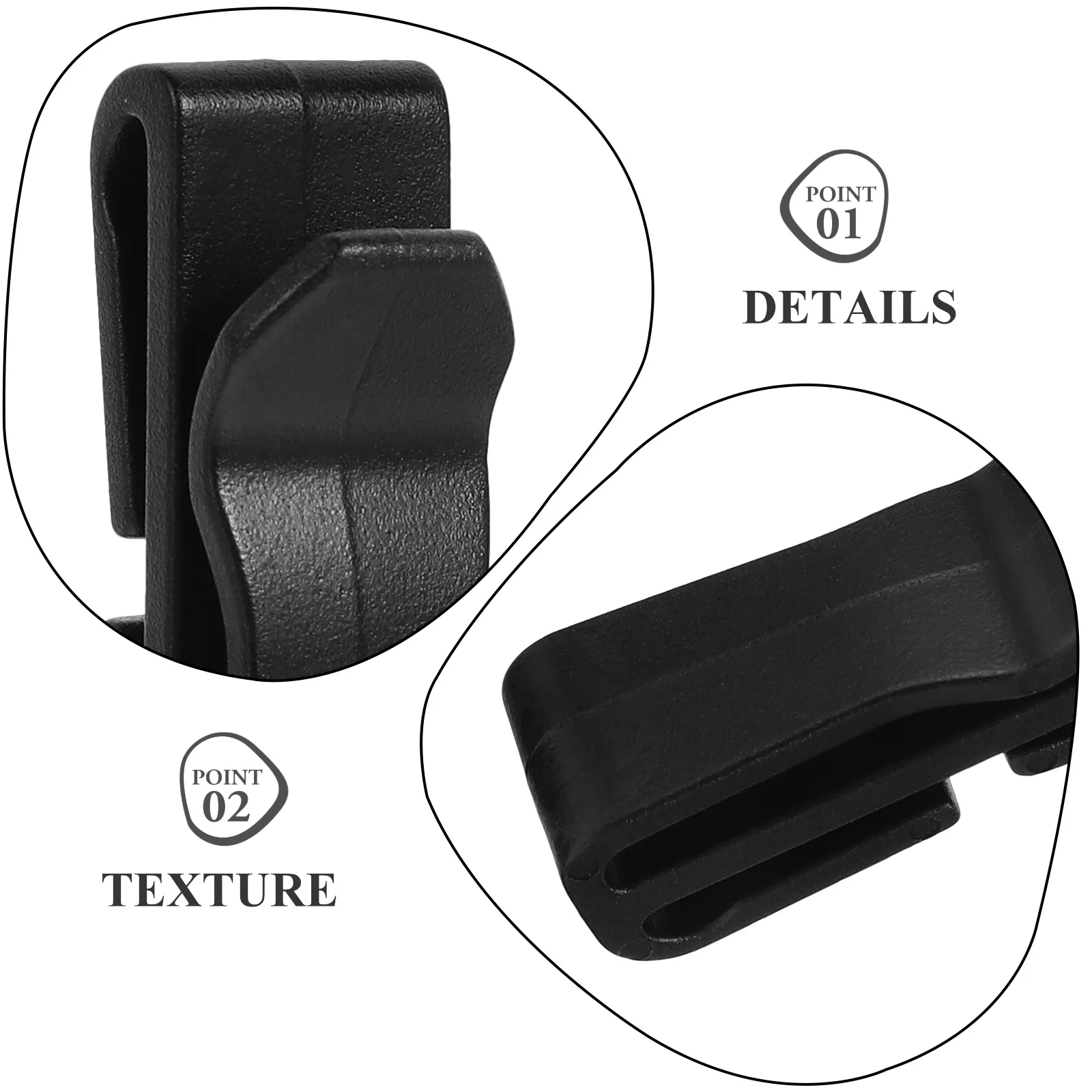 10 قطعة حزمة الخصر كليب مشبك دائم حزام من البلاستيك تحديد أداة للمشي لمسافات طويلة التخييم السفر حزام المنظم في الهواء الطلق على ظهره