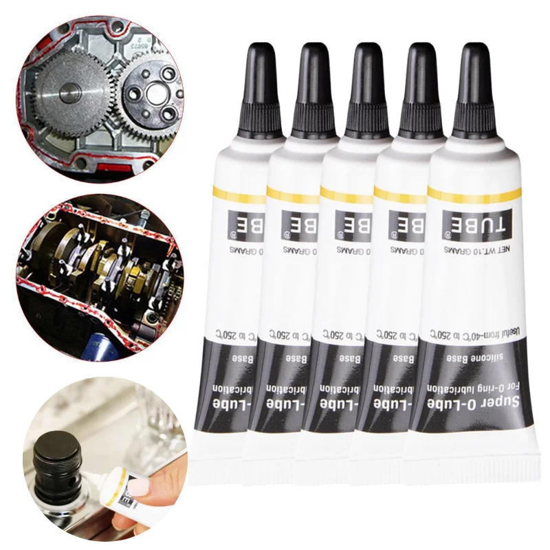 10/20/50/100g Silicone Lubricant Grease Waterproof Food Grade Lubricant Grease Heat-Resistant Maintenance Gel Machine Lubric ﻿