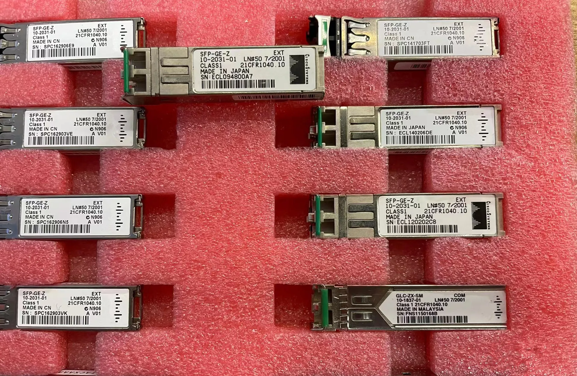 SFP-GE-Z 1.25G 80KM SFP Switch Module CIS-CO 80KM Fiber Transceiver