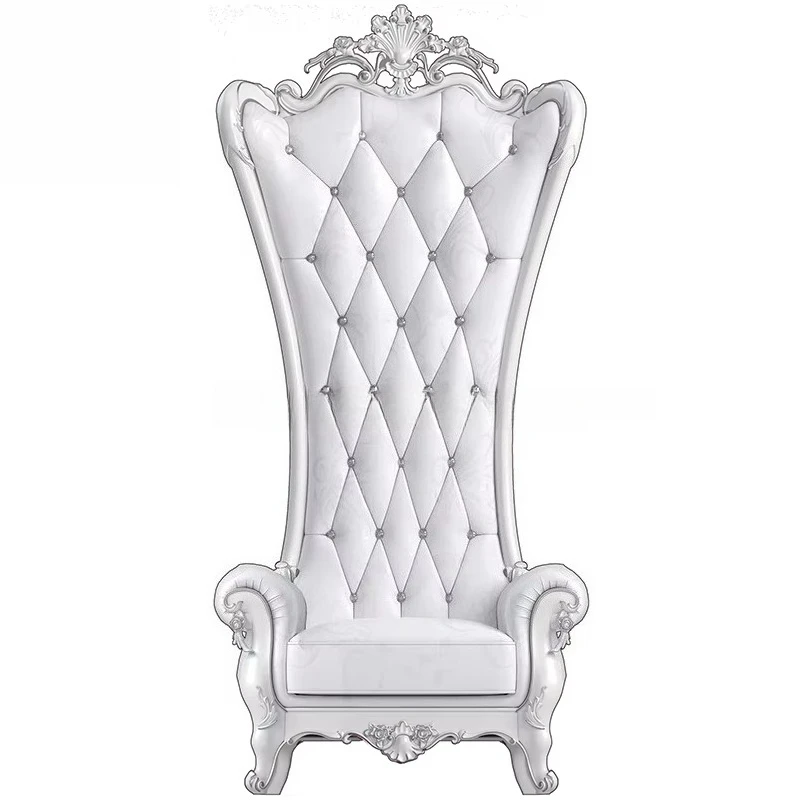 White Throne Manicure Pedicure Chair Elegant Princess Spa Salon Chair Queen Pedicure Chairs