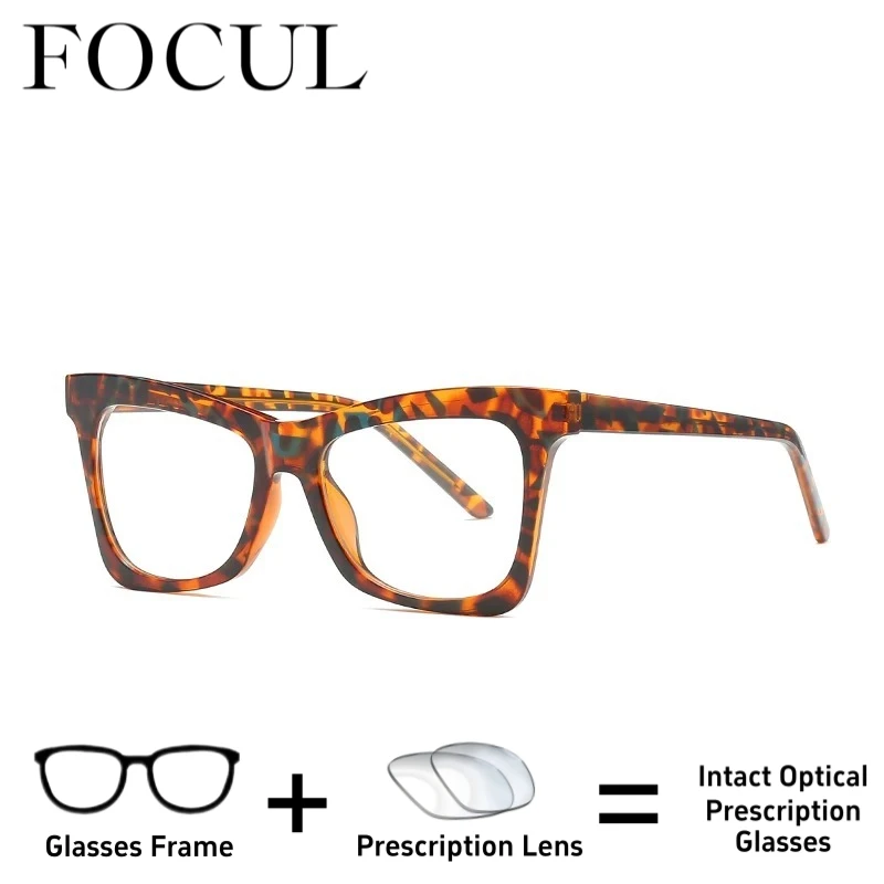

FOCUL Fashion butterfly TR90 Women Glasses Progressive Photochromic Myopia Eyeglasses Customized Prescription Optical Eyewear