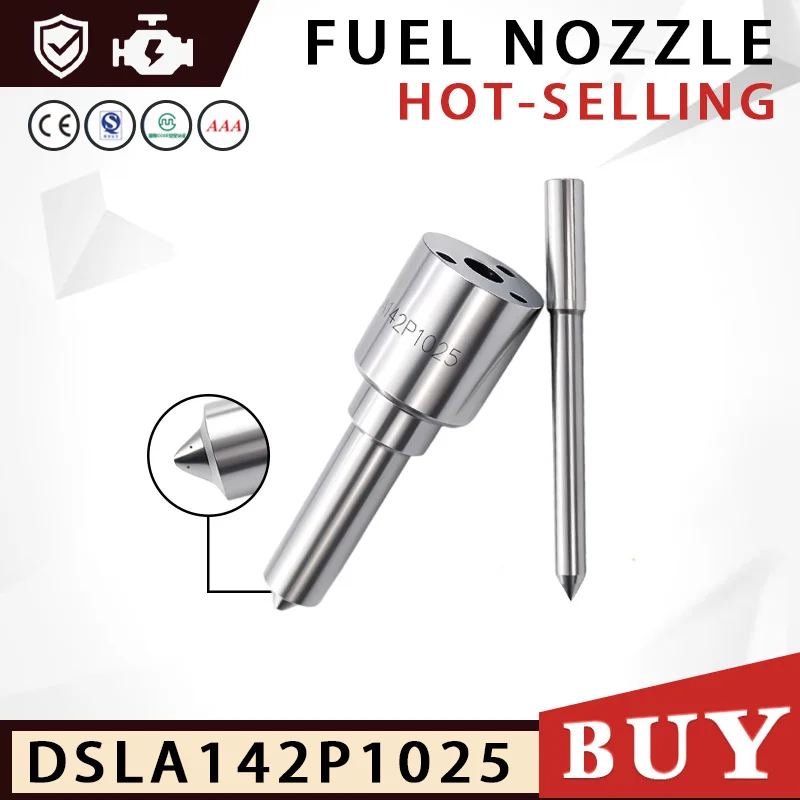 DSLA142P1025 Flat Head White Needle Diesel Injector Nozzle Engine Accessories Spray Nozzle For Injector Repair Part .'LJ1227