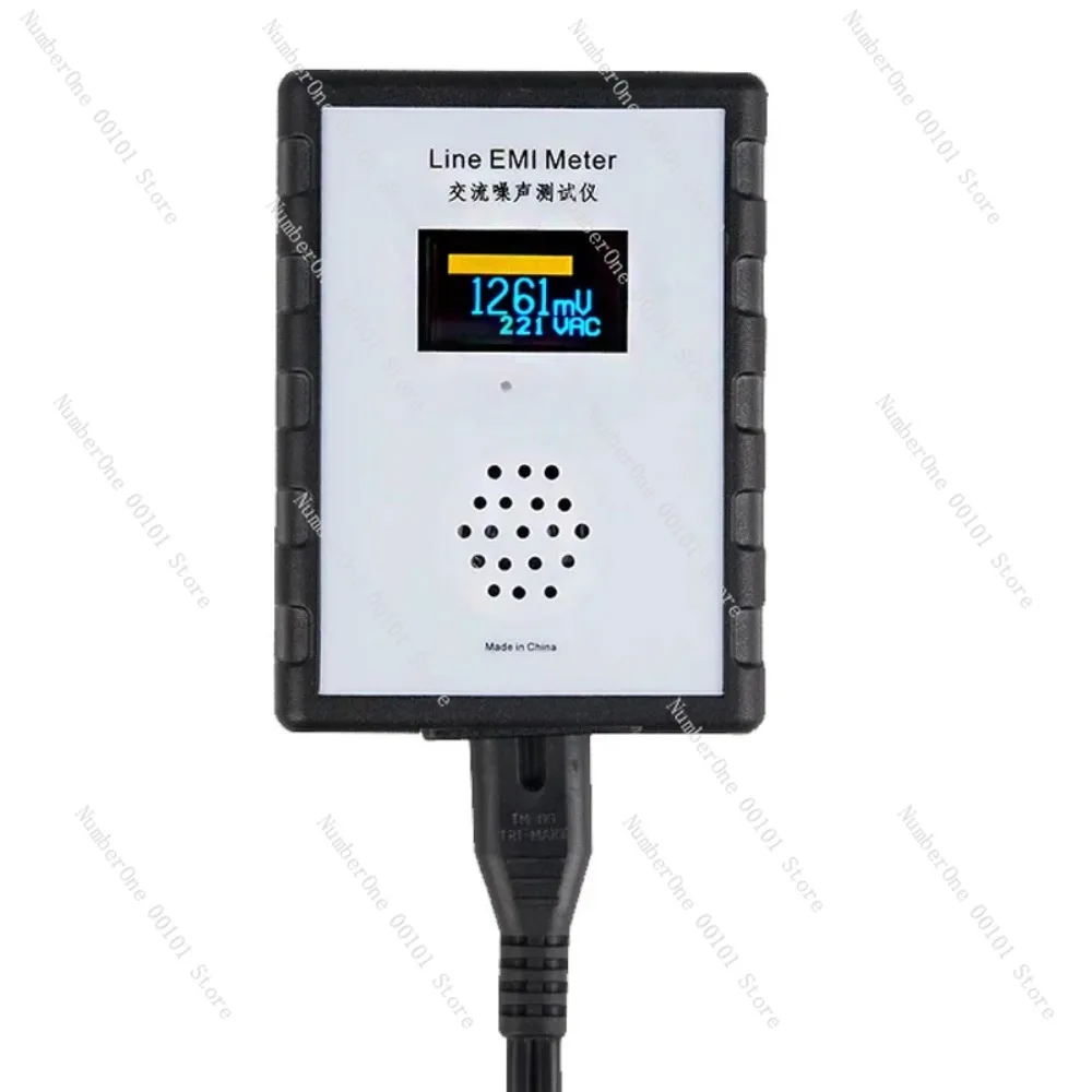 

The Latest OLED Display Mains Noise Tester EMI Measuring Instrument Broadband AC Power Supply Ripple Analyzer line EMI meter