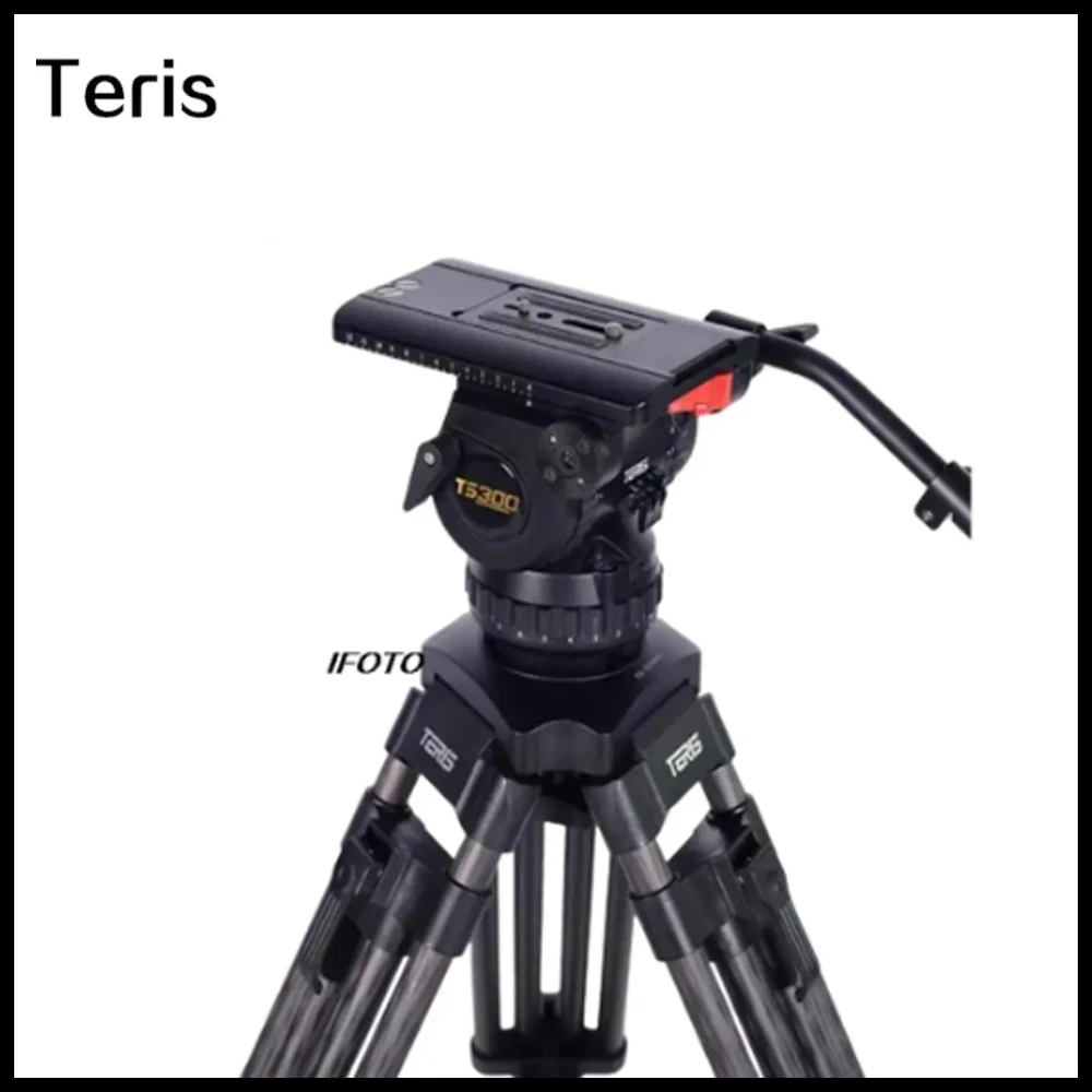 

Teris Fluid Head 100mm Head fitting 30KG payload for Camera Tripod Professional Photography Equipment TS100 TS120 TS150 TS300