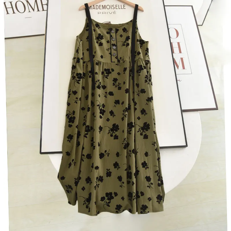 

Bla High Collar Sweater Base irt + Floral Print Dr Two Piece Set Autumn 2024 Faion Women's Clothing Ensemble