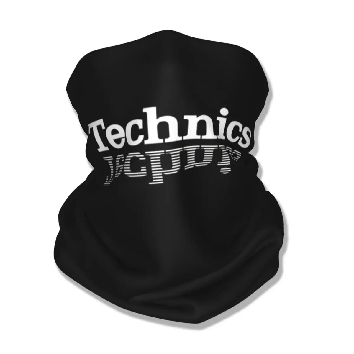 Technics Bandana Neck Cover Dj 1200 Turntable Music House Techno Electronic Wrap Scarf Multifunctional Headband Hiking Adult