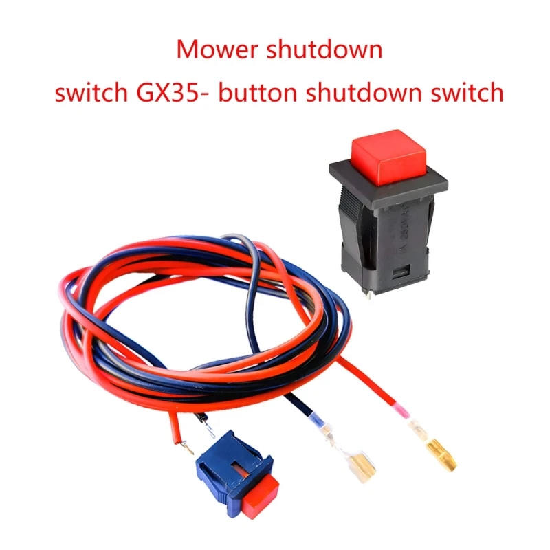 Switches Replacement Emergency Engine Motor Stop Switches For GX35 Garden Lawn Mowers Tool Grass Trimmers