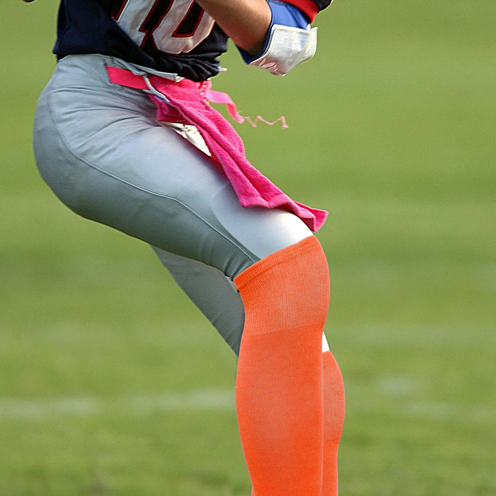 

2 пары футбольных носков для взрослых, спортивные удобные гольфы, дышащие спортивные носки до середины икры для бега, футбола