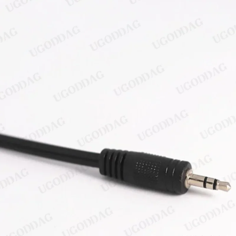 Cable auxiliar de cobre de alta calidad, conector macho de 3,5mm y 3,5 Mm a 2 RCA AV hembra, Cable de Audio y música estéreo