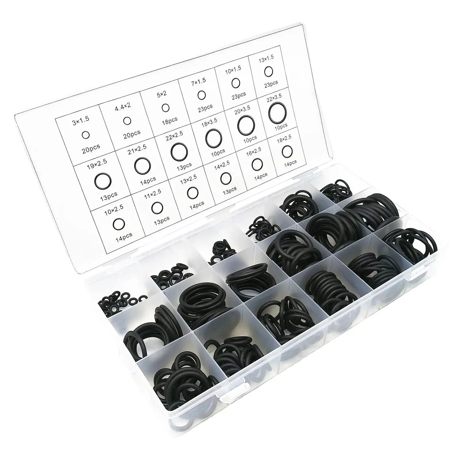 279x Assortment Set, 18 Different Sizes Fit for Car Auto Repairing Mechanics Workshop