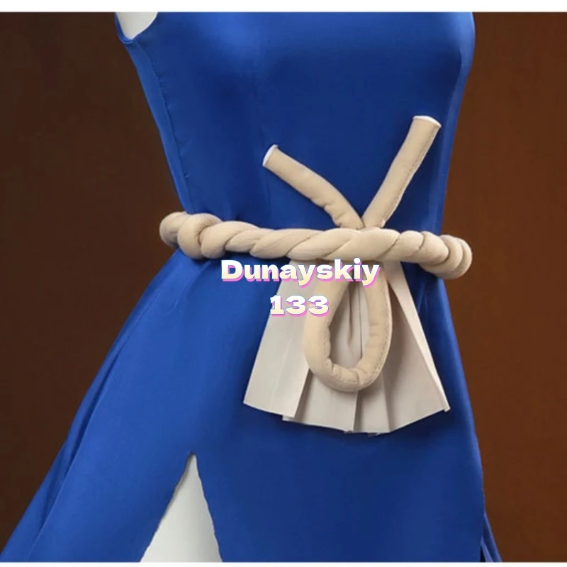 ‌ ‌ ‌ ‌ ‌ فساتين دكتور أنيمي ستون كوهاكو التأثيرية ملحقات شعر مستعار كهرماني أزياء الهالوين كرنفال المسرح Disfraz Mujer للهالوين كوس