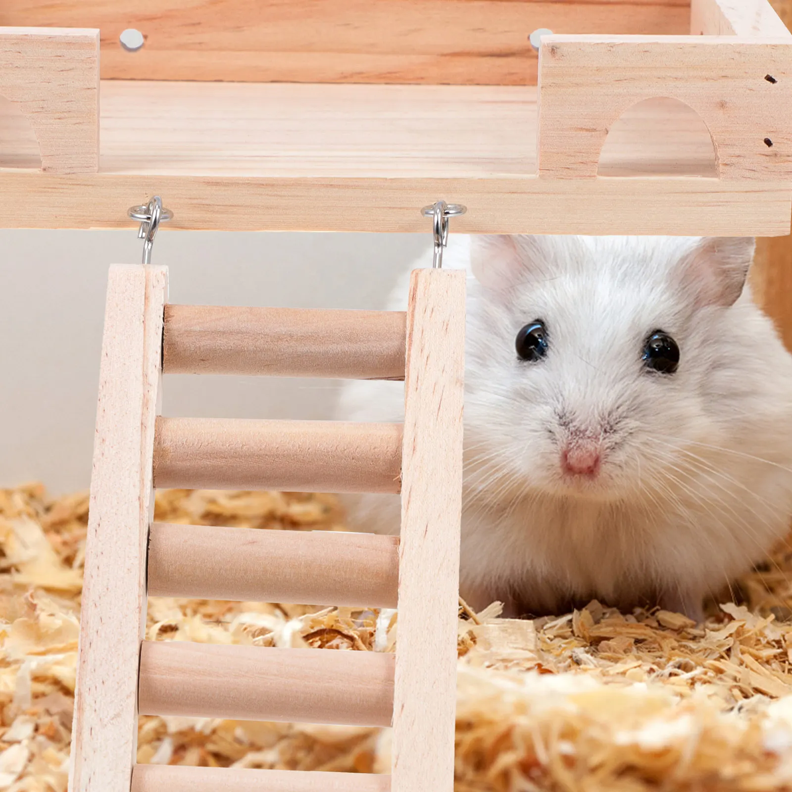 

Hamster Climbing Solid Wood Platform Station Pet Supplies Ladder Standing Platforms