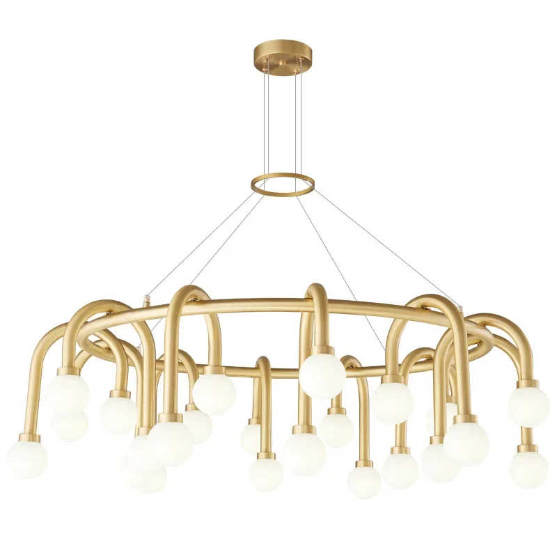 Nordic Creative Magic Bean Chandelier - Modern Minimalist Lamp for Living Room Restaurant Bedroom