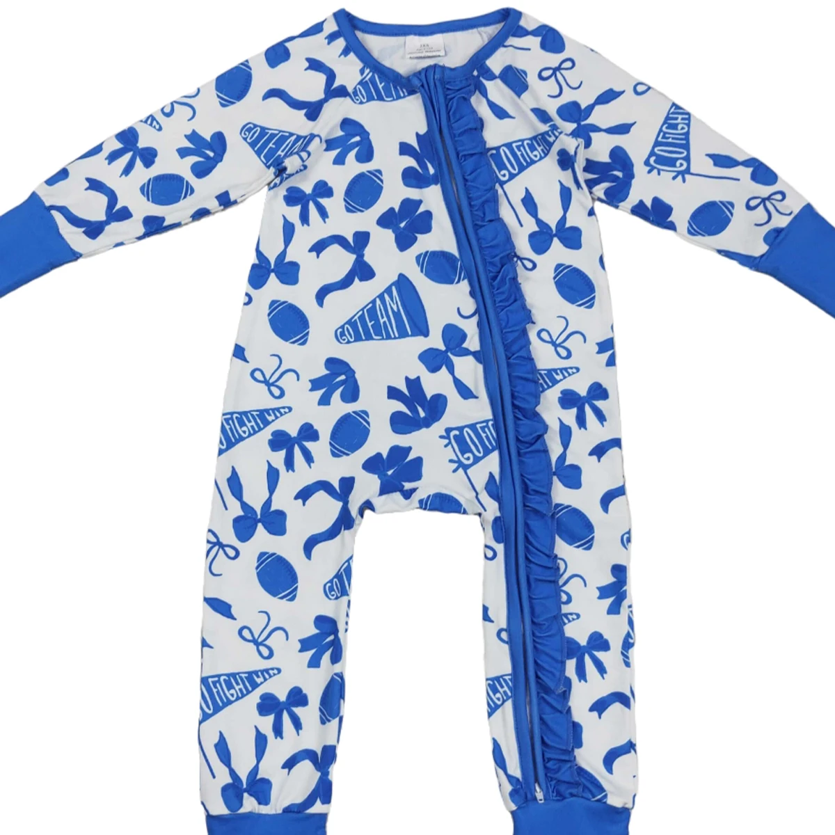 Heißer Verkauf Baby Mädchen Sleeper Strampler Langarm Fußbälle Rüschen Infant Overall Kleinkind Body Neugeborenen Kinder Kleidung Täglichen Verschleiß