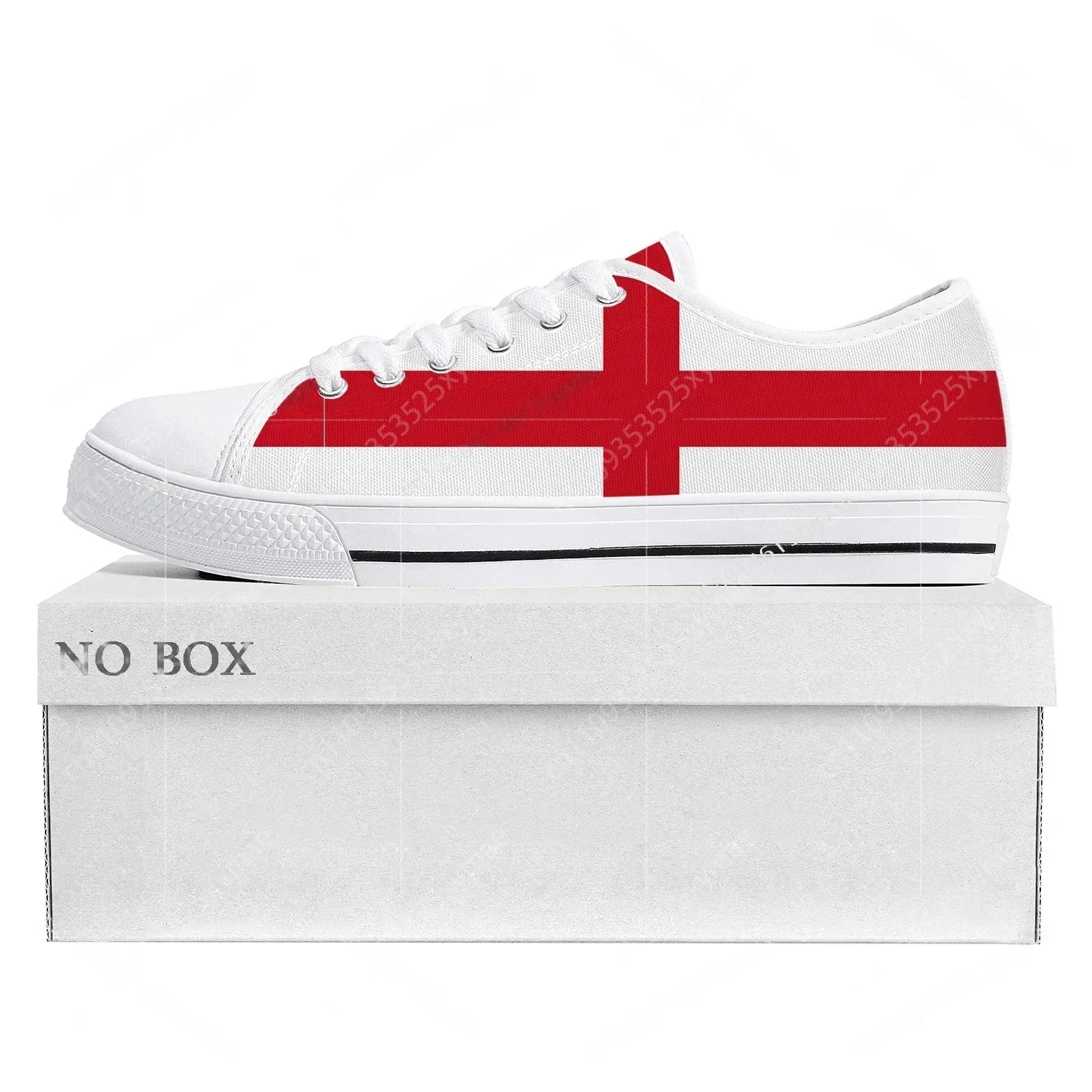 

England Flag Low Top High Quality Sneakers Mens Womens Teenager Canvas Sneaker England Casual Couple Shoes Custom Shoe