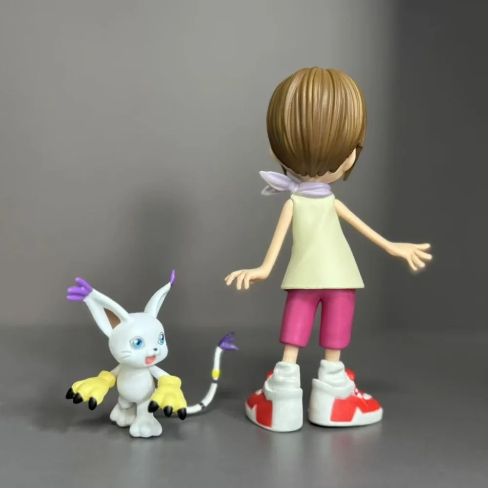 5-12cm Anime Digimon Adventure Figure Yagami Hikari And Tailmon Action Figures Pvc Collection Model Toys for Children Gifts