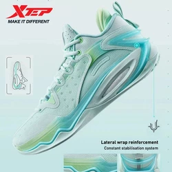 Xtep Light Attack 2.0 V3 Basketball Shoes For Men  Spring  Men's  Mid Top Wear-Resistant Training Sneakers 876119120010