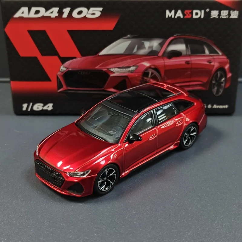 

Simulation 1:64 Audi RS6 Alloy Car Model Diecast Miniature Voiture Toy Vehicles Collection Home Decor Hobby Children Boy Gift
