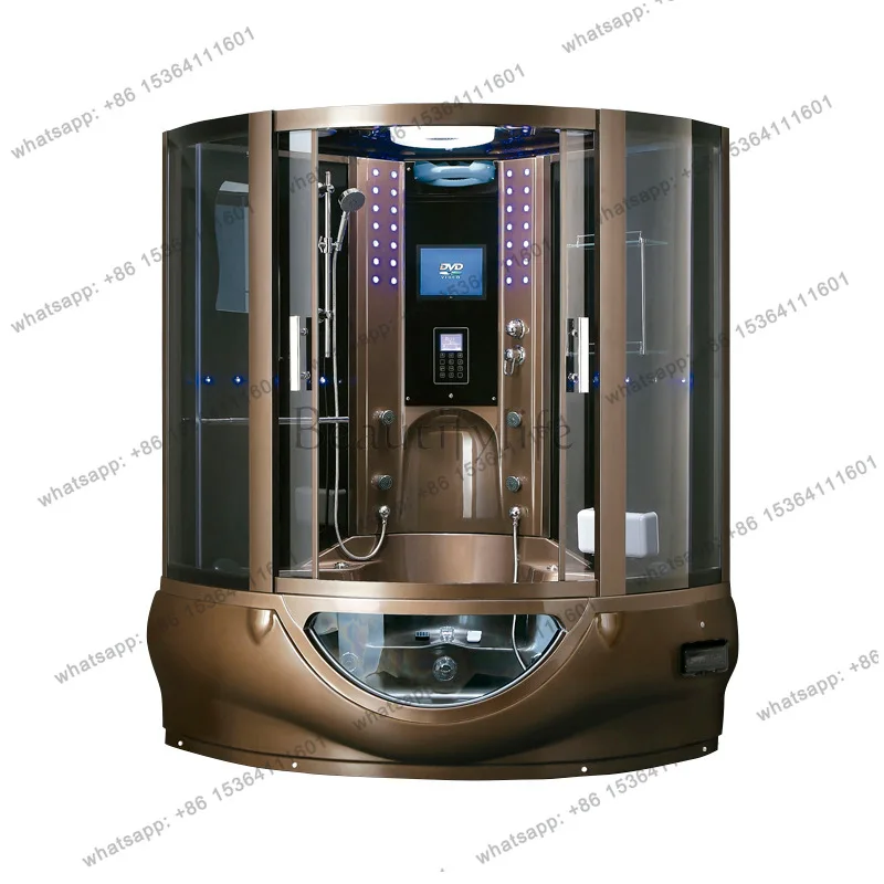 1500X1500X2200mm Luxury Steam Shower Enclosure Wi-Fi Starlink Connection TV Wi-Fi Wet Sauna Room