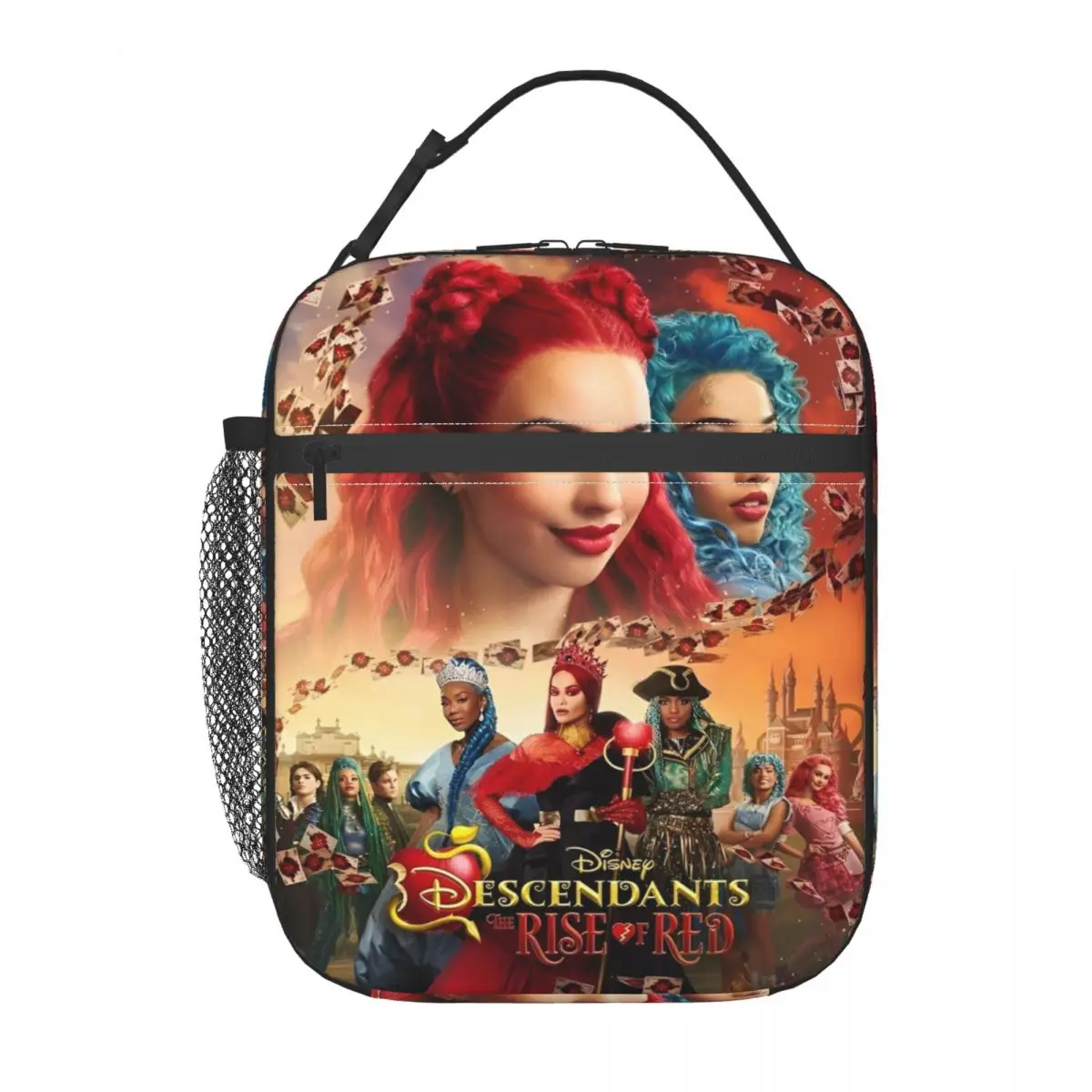 Descendants 4 The Rise Of Red Insulated Lunch Bags Food Container Bags Portable Thermal Cooler Lunch Boxes For School Office