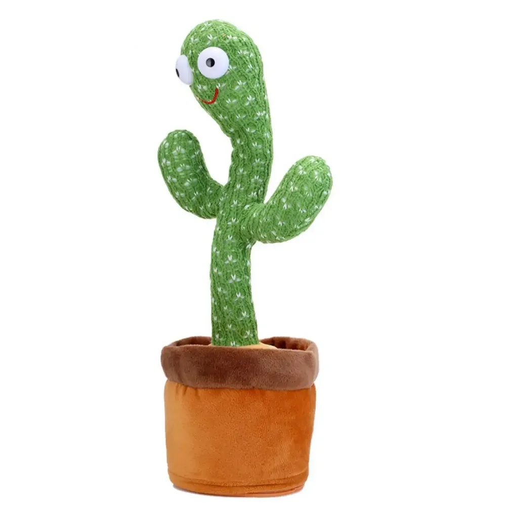 

Dancing Cactus 120 Song Speaker Talking Usb Battery Voice Repeat Plush Cactu Dancer Talk Plushie Stuffed For Gift