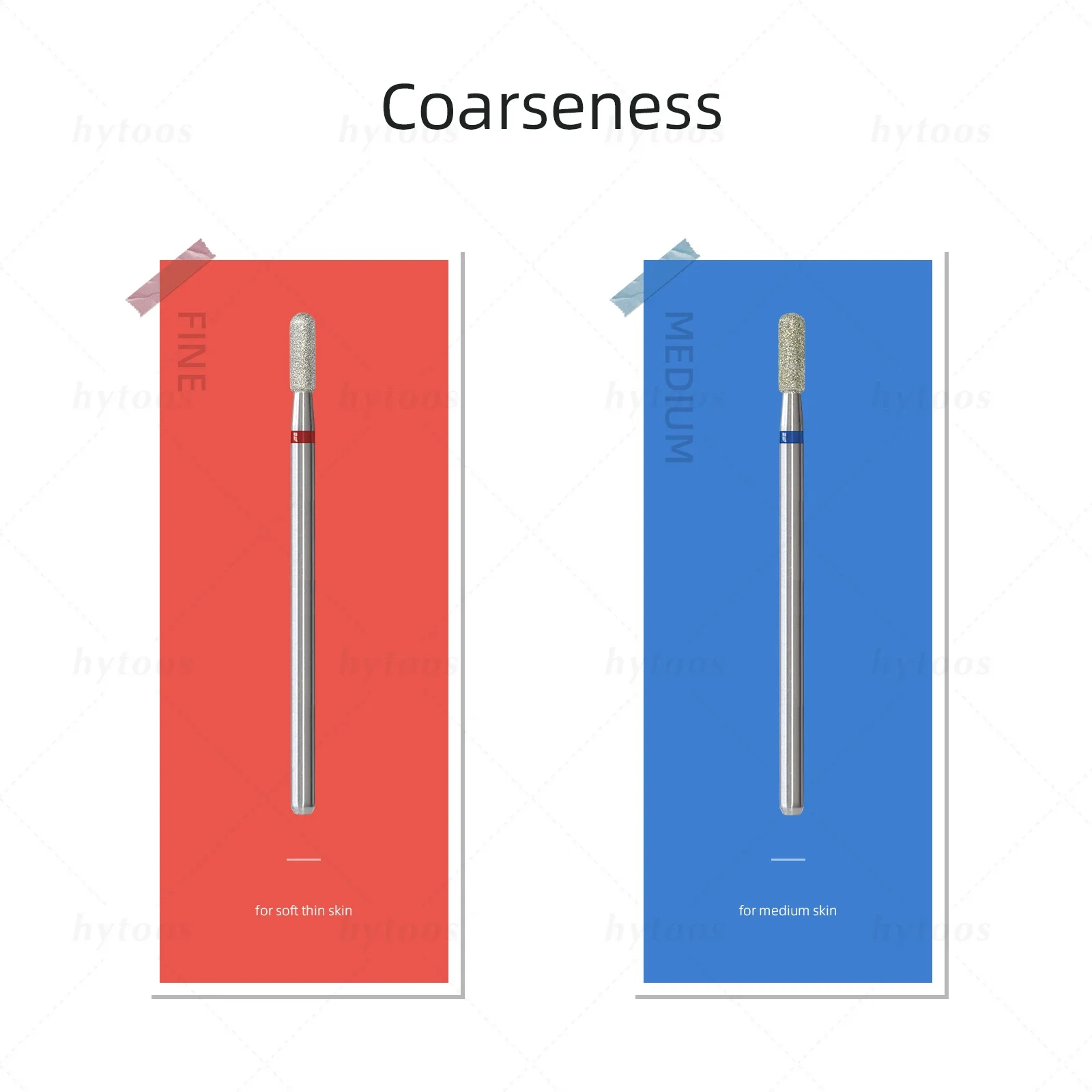 HYTOOS قمة مدورة بشرة مسمار لقمة ثقب المهنية الماس الروسية مسمار بت السلامة تحت مسمار الجلد الميت الأنظف أدوات لدغ #2