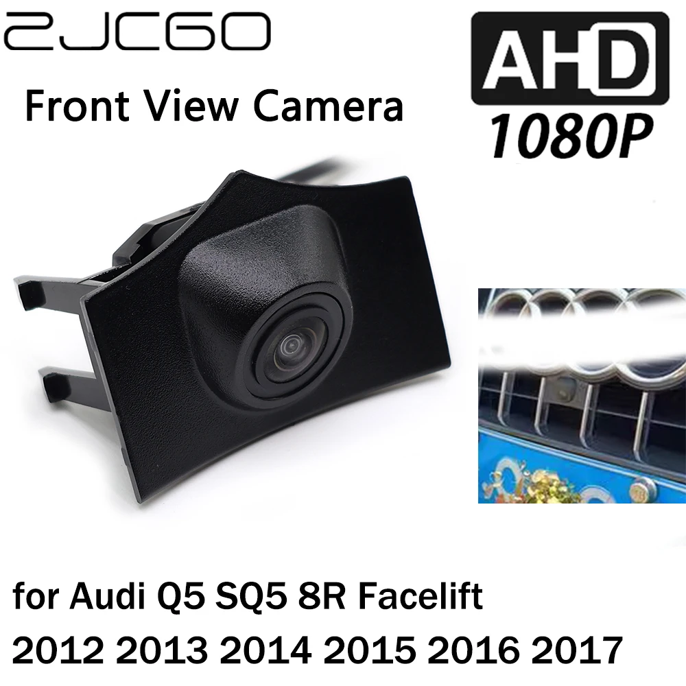 

ZJCGO Car Front View LOGO Parking Camera AHD 1080P Night Vision for Audi Q5 SQ5 8R Facelift 2012 2013 2014 2015 2016 2017