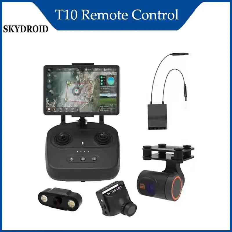 

Skydroid T10 Мини-камера с дистанционным управлением 10 км Цифровая передача карт 4 в 1 с приемником R10 для RC Дрон для защиты растений RC