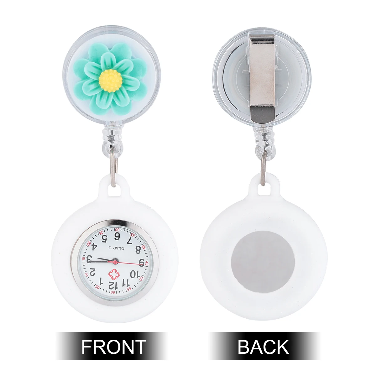 

Silicone Hanging Table Pocket Watch Watches for Women Wrist Round Nurse Titanium