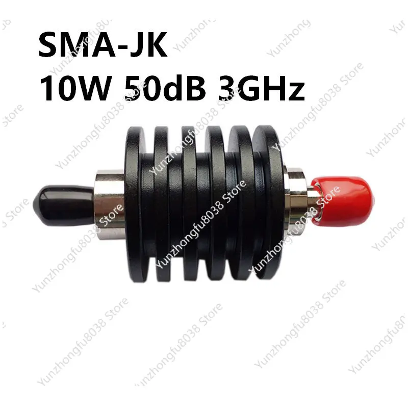 

10W 50dB SMA-JK 3GHz coaxial attenuator for measuring walkie-talkie handset power