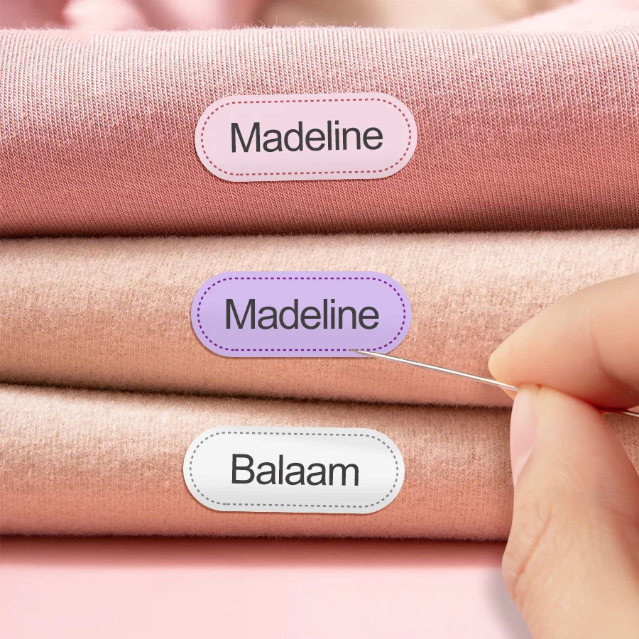 تخصيص علامات أسماء الأطفال للوازم المدرسية - ملصقات مقاومة للماء ومخيطة للزي الرسمي وحقائب الظهر والملابس والمتينة #4