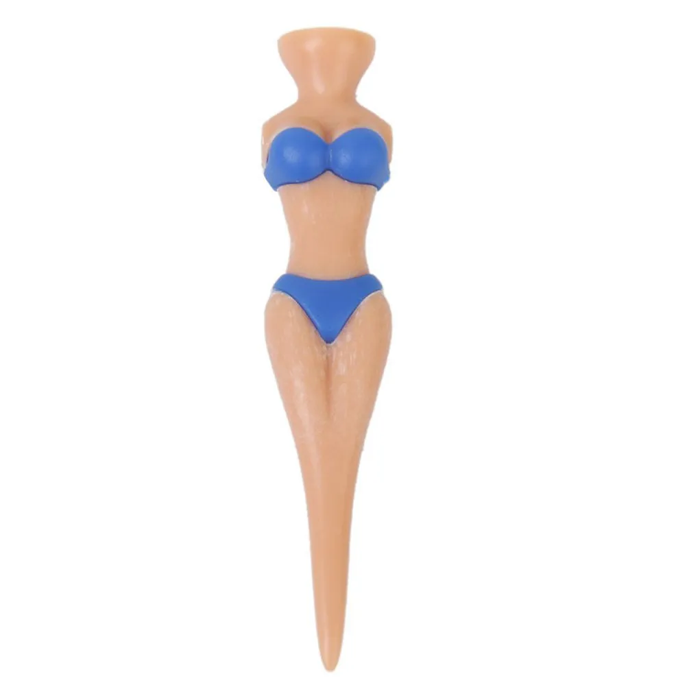 

6pcs Golf Bikini Tee ABS Plastic Bikini Shaped 11cm Diameter 78mm Length Divot Tool Present Golf Lovers Choice