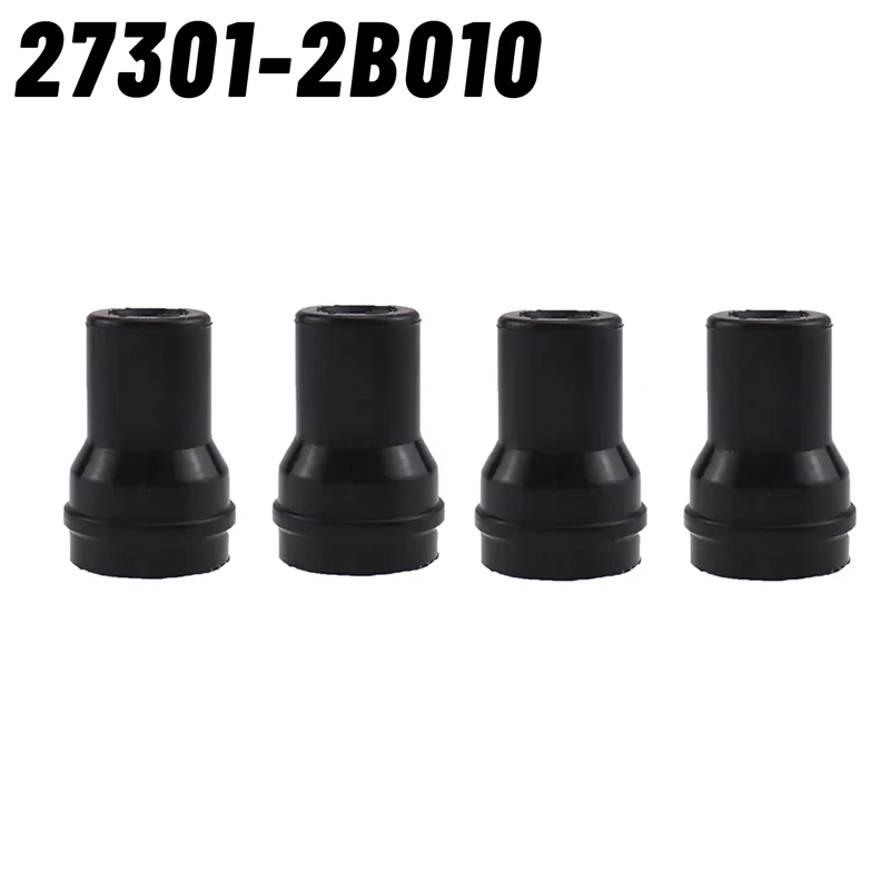 

27301-2B010 4Pcs/Set Spark Plug Cap Connector Ignition Coil Rubber For Kia Soul For Hyundai Accent Avante Kia Rio