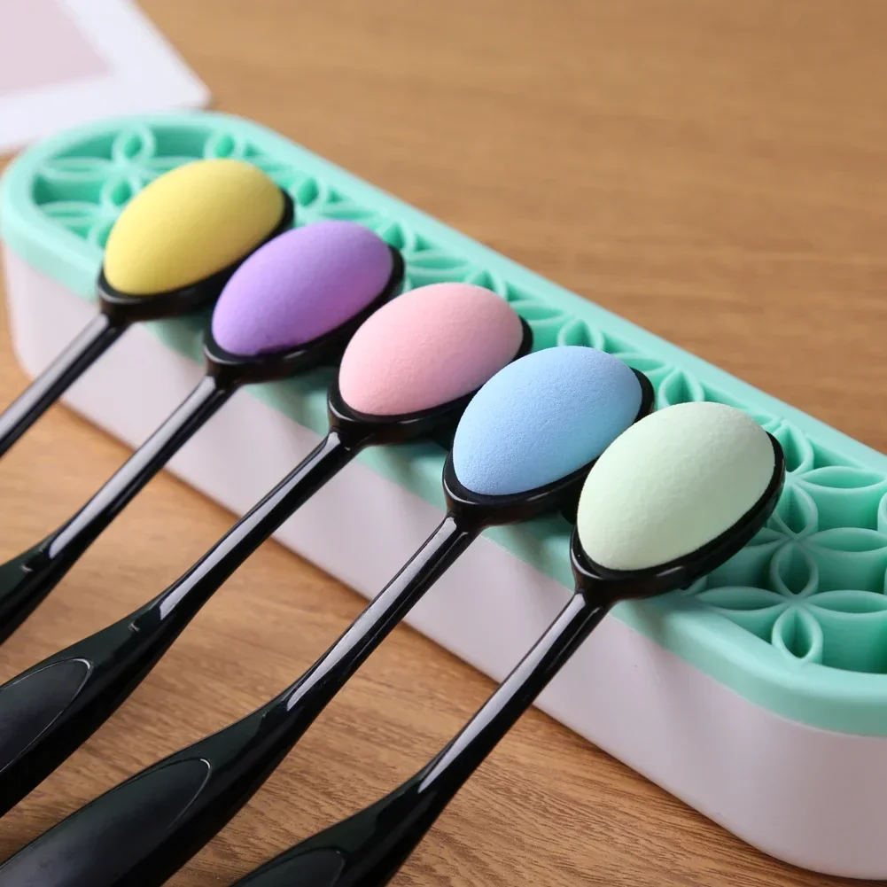 5pcs/set Colorful Smooth Blending Sponge Brushes Drawing Painting Brushes Flat Kit Blending for DIY Scrapbooking Card Ink Tools