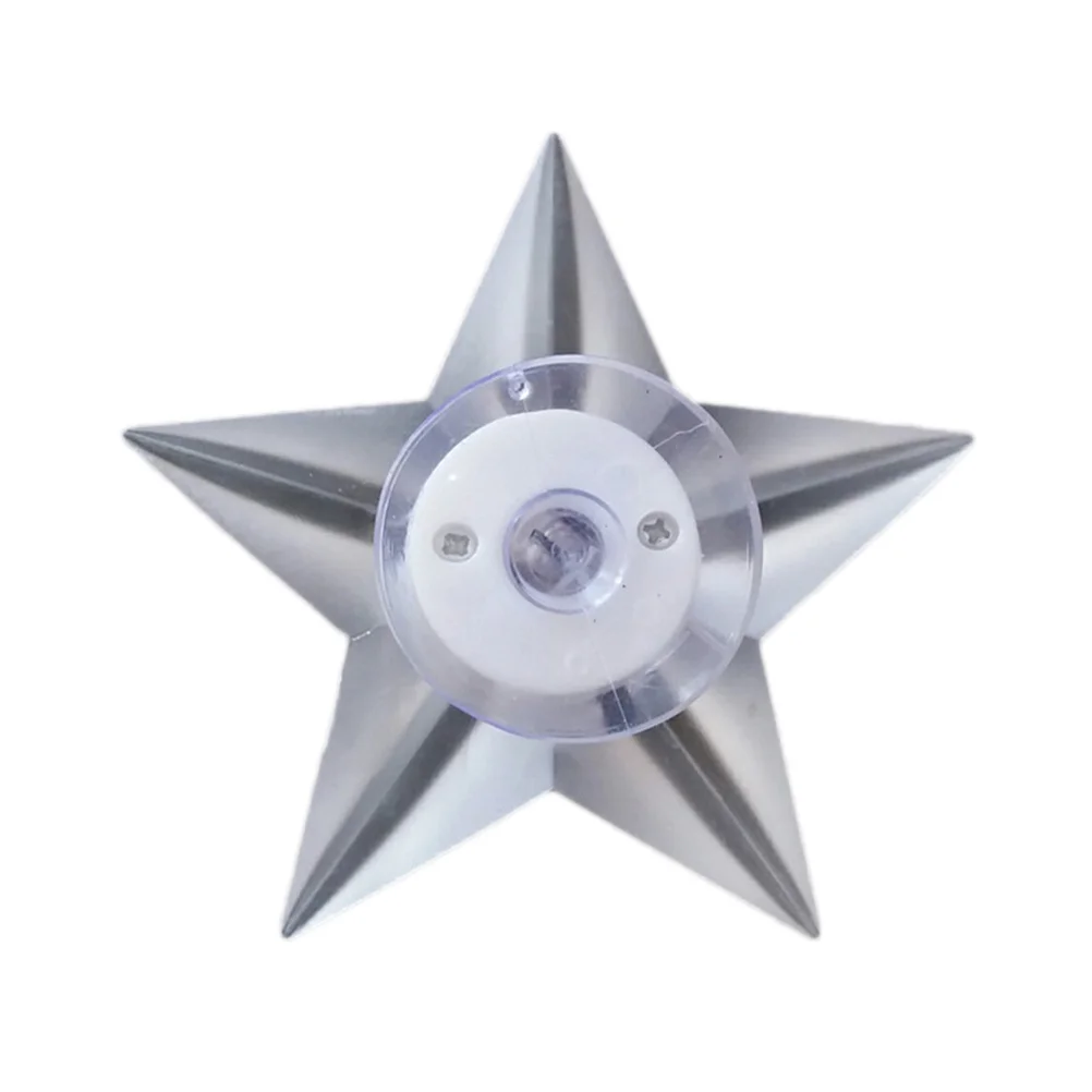 

10Pcs LED Star Night Light Five Pointed Design with Sucker Mount for Kids Room Bedroom Nursery Romantic Atmosphere Decor