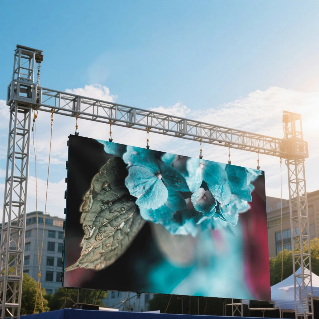 Wholesale Waterproof  Outdoor 6sqm 24pcs 500x500mm Led Video Wall Panel RGB P3.91 led Panel Rental LED Display For Event Concert