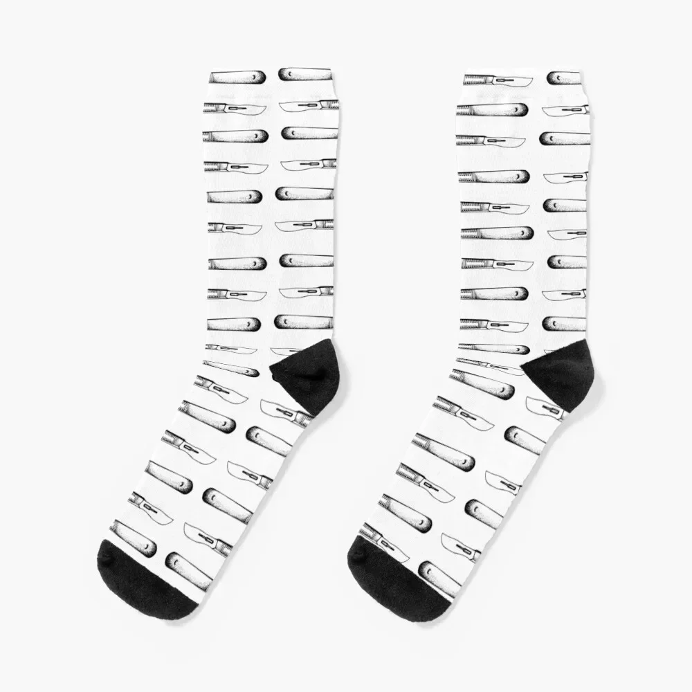 

Scalpels Socks FASHION halloween Hiking boots ankle Women's Socks Men's