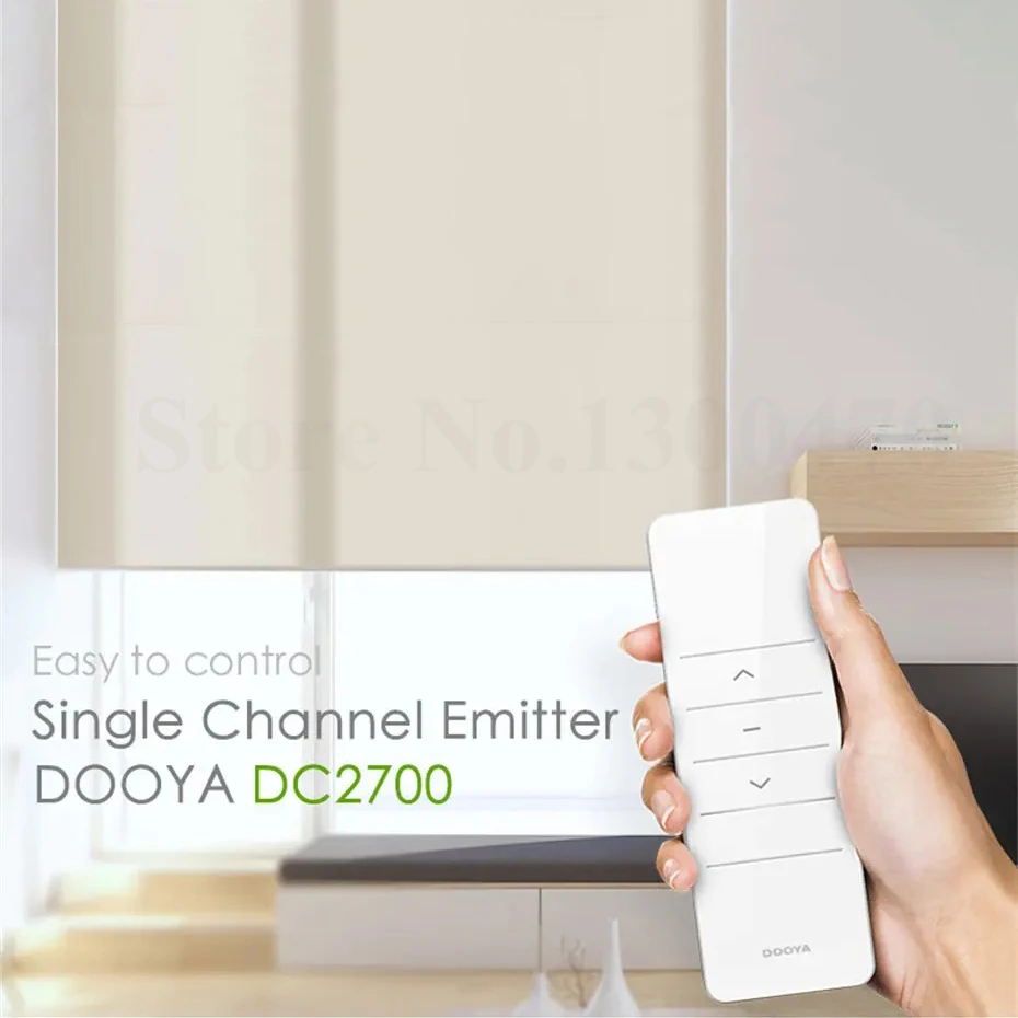 Dooya มอเตอร์แบตเตอรี่ Li DM25LEU ในตัวสำหรับม่านม้วนควบคุมการปล่อย RF433สำหรับท่อ38มม. ตัวยึด + ปลั๊กหาง