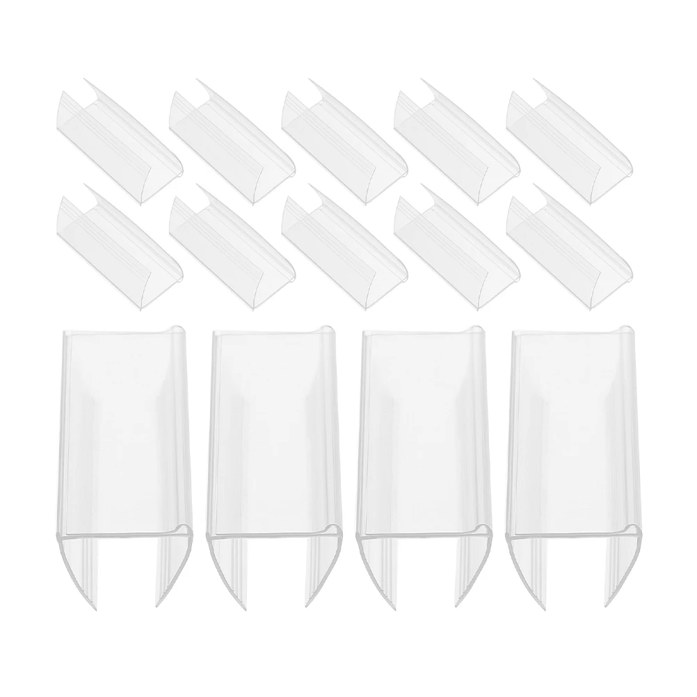 

20 Pcs Price Bar Wooden Rack Label Holders for Shelves Shopping Mall Store Sign Shelf Display Basket Pricetagholder