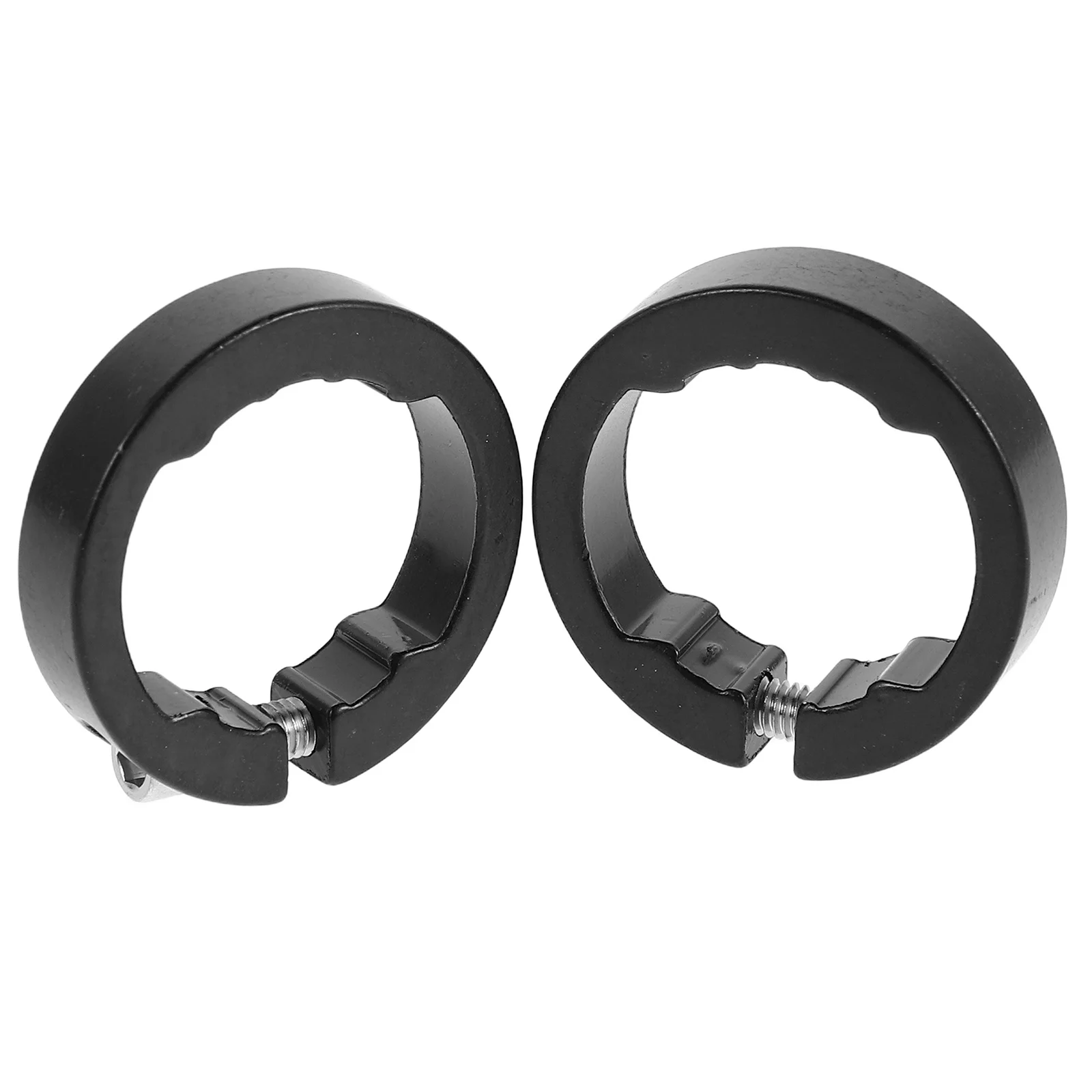 

2Pcs Aluminum Bike Handlebar Rings 8mm Thick Grip Clamps for Road and Mountain Bicycles Bicycle Grips Clamp Ring