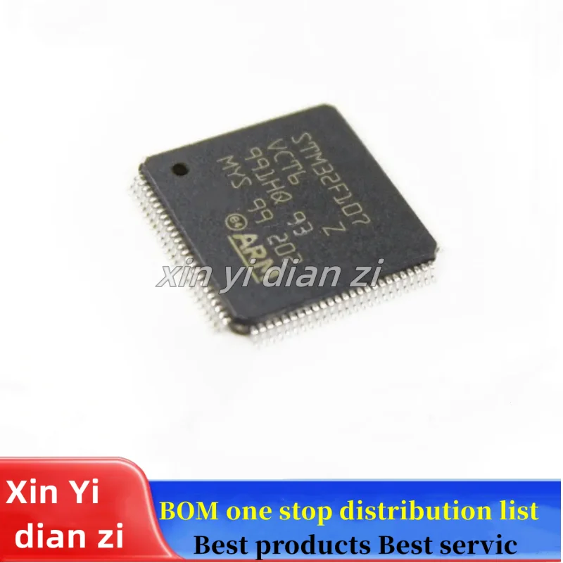 1pcs/lot STM32F107VCT6  STM32F107 QFP ic chips in stock